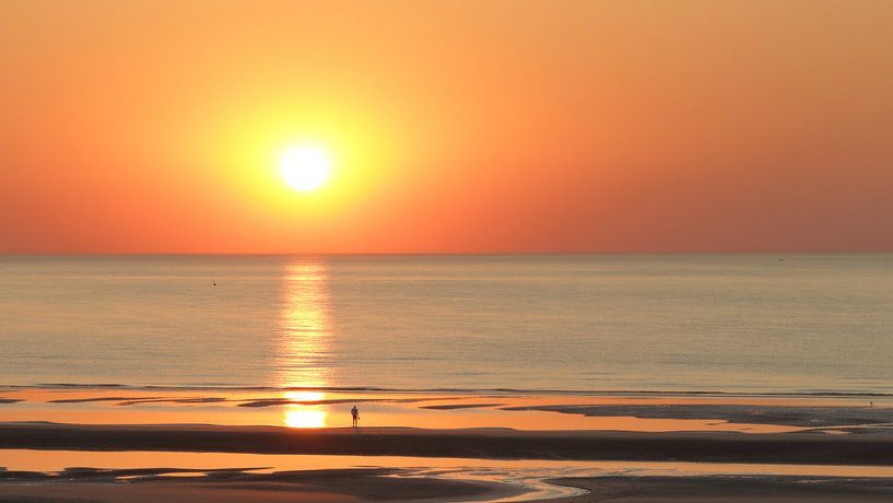 Gouden Zonsondergang van Swirling Entities