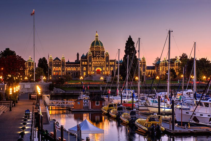 Evening in Victoria, Canada by Adelheid Smitt