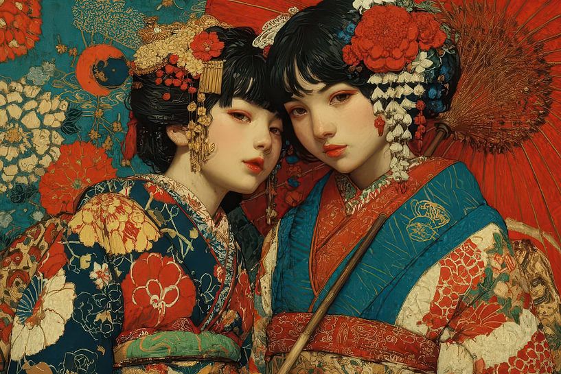 malerische japanische kunst von Egon Zitter