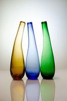 Vases colorés