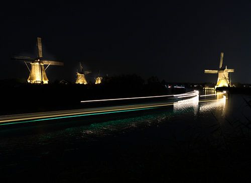 Mills at Kinderdijk by Silvia Groenendijk