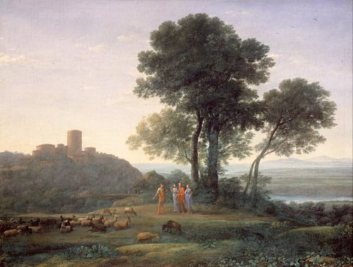 Claude Lorrain. Jacob met Laban en zijn dochters
