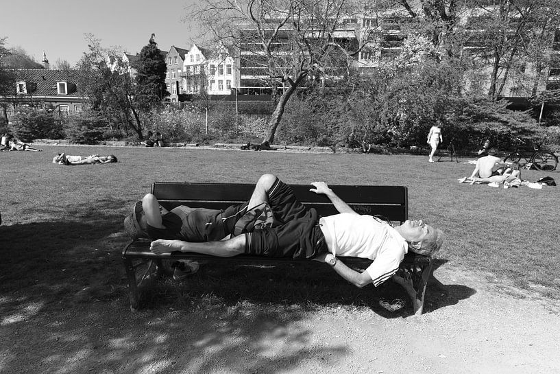 First sunny day at he Vondelpark. by JRobert Photography
