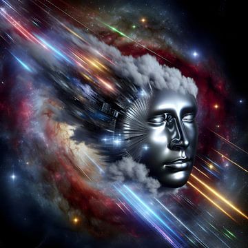 Spaceface - kunstmatige intelligentie vanuit de ruimte van Segaspics