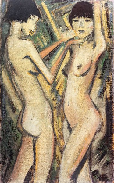 Zwei Mädchen, Otto Mueller - um 1920 von Atelier Liesjes