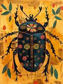 The Jewel Beetle in Bloom by ByNoukk