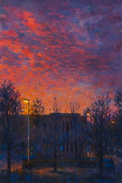 Kleurrijk ochtendgloren