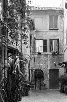 Rom fotografiert in schwarz und weiß, straßenfotografie