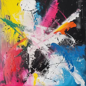 Cmyk-Explosion abstrakt von TheXclusive Art