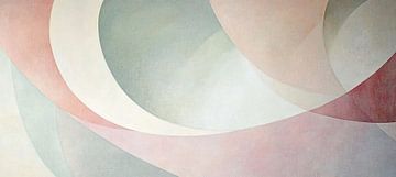 Pastell Abstrakt | Kreise in sanften Pastelltönen von Moderne Kollektion