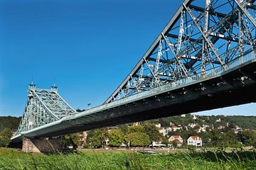 Elbe Bridge "Blue Wonder", Dresden