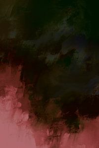 Abstraktes Gemälde "Dunkle Nacht"