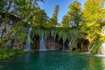 Nationaal Park Plitvicemeren, Kroatië. Panoramafoto