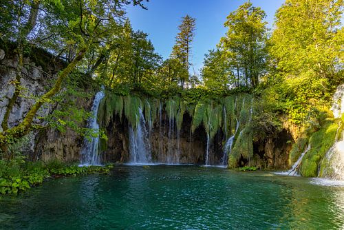 Nationalpark Plitvicer Seen, Kroatien. Panoramafoto