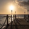 Zonsondergang Curacao van Gertjan Hesselink