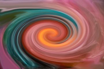 Abstract Modern "Colourful Whirlpool"