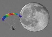 maan vlucht met parapente von Gonnie van Hove Miniaturansicht