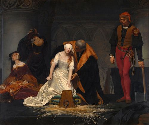 De executie van Jane Grey, Paul Delaroche