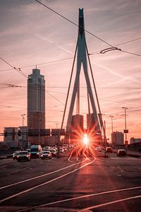 Coucher de soleil en ville 1