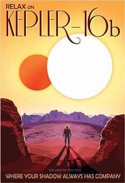 Kepler-16b - Wo dein Schatten immer Gesellschaft hat von NASA Visions of the Future