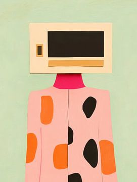 Computer girl by Franka Poulain