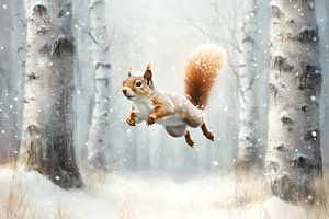 Funny squirrel