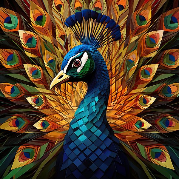 Birds Peacocks by Eye catching paintings