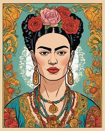 Frida - Portrait sur Digital Corner