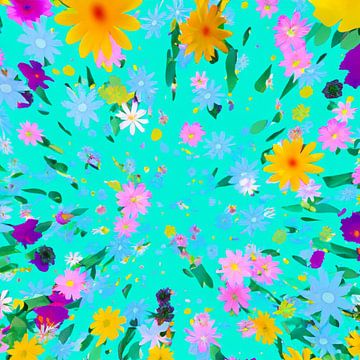 Blumenexplosion von Patricia Hofmeester