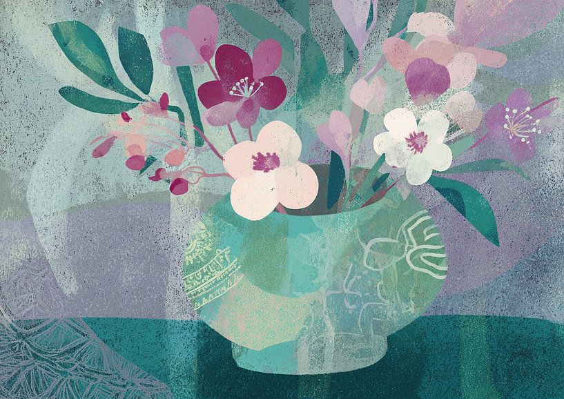 Blumenvase | Modernes Blumenvasen-Design von Blumen Studio