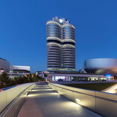 BMW Tower with BMW Museum, Munich