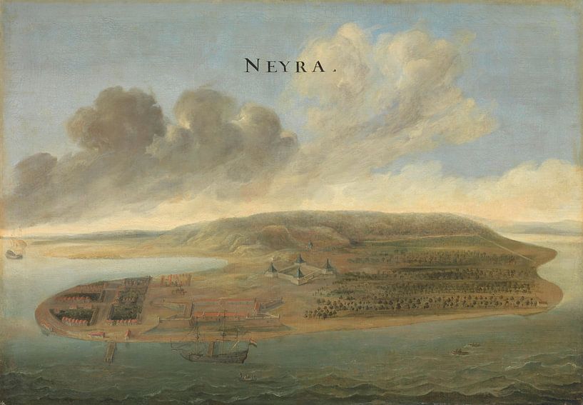 Banda in the Southern Moluccas, Johannes Vinckboons by Masterful Masters