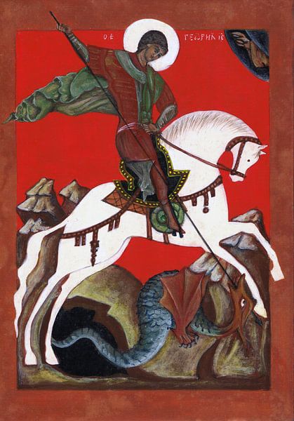 Saint Georges et le dragon par Sasha Butter-van Grootveld
