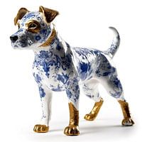 Jack Russel Delft Blue