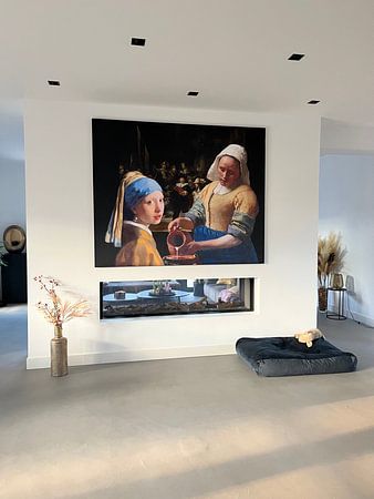 Das Mädchen mit dem Perlenohrgehänge - das Milchmädche - Johannes Vermeer