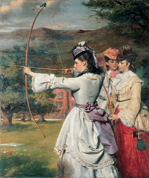 Die fairen Toxophiliten, William Powell Frith von Meisterhafte Meister