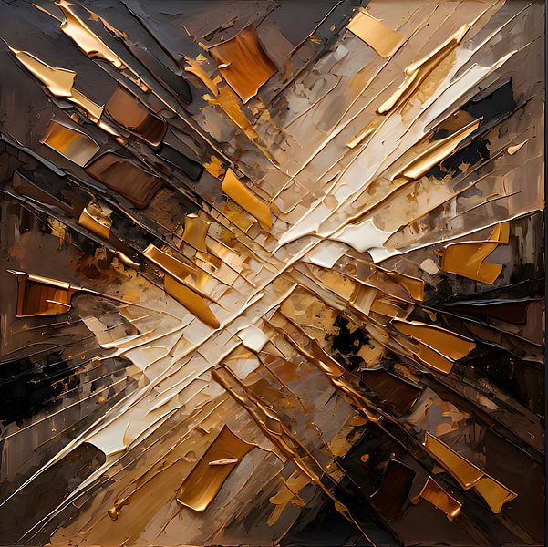 3D goldbraun von FoXo Art