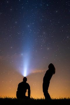 Stargazers silhouette