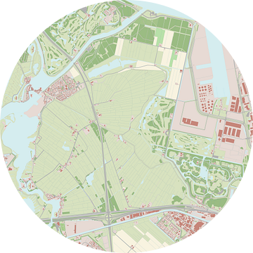 Kaart van Haarlemmerliede en Spaarnwoude