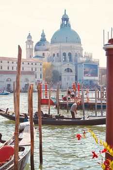 Venedig mit Gondeln