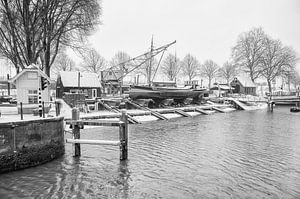 Chantier naval Old Harbour Rotterdam sur Leon Okkenburg