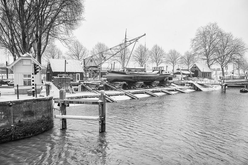 Shipyard Old Harbour Rotterdam by Leon Okkenburg