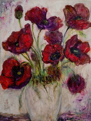 Rote Blumen | Blumen in einer verträumten Vase