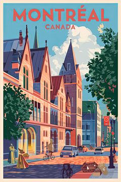 Montreal, Canada. by Poster Art Shop