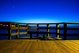 Pier (Blue hour) by David Krause