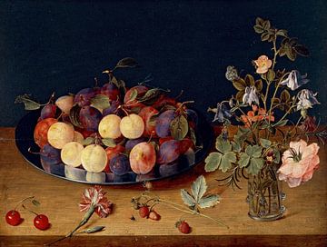 Stilleben mit Früchten, Isaac Soreau (1638) Auch wenn die beiden Werke in ihrer Größe leicht voneina