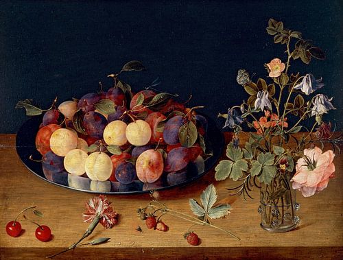 Stilleven met fruit, Isaac Soreau (1638) Ook al verschillen de twee werken enigszins in grootte, toc