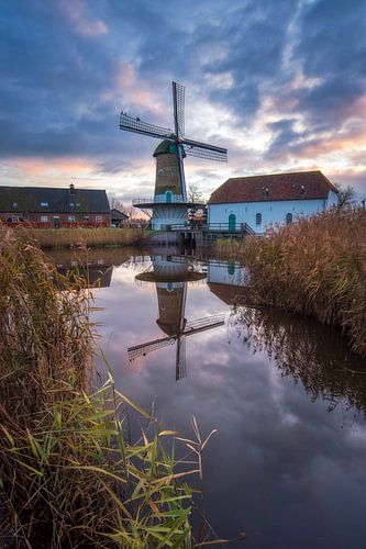 Zonsopkomst molen van Danielle de Graaf