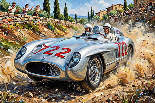 Mille Miglia 1955 – Overwinning voor Mercedes