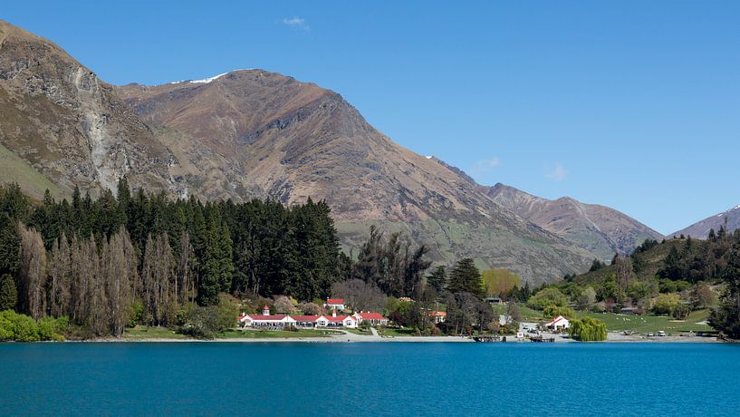 Walter Peak Farm Neuseeland in der Nähe von Queenstown von Frans Kieckens
